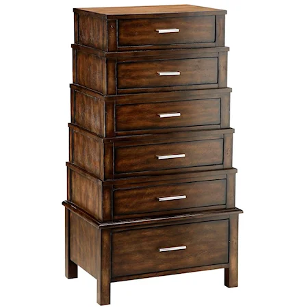 Pyramid Chest w/ 6 Drawers